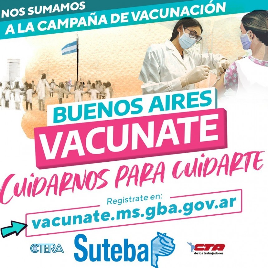 COMENZARAN A VACUNARSE LOS DOCENTES EN CAMPANA