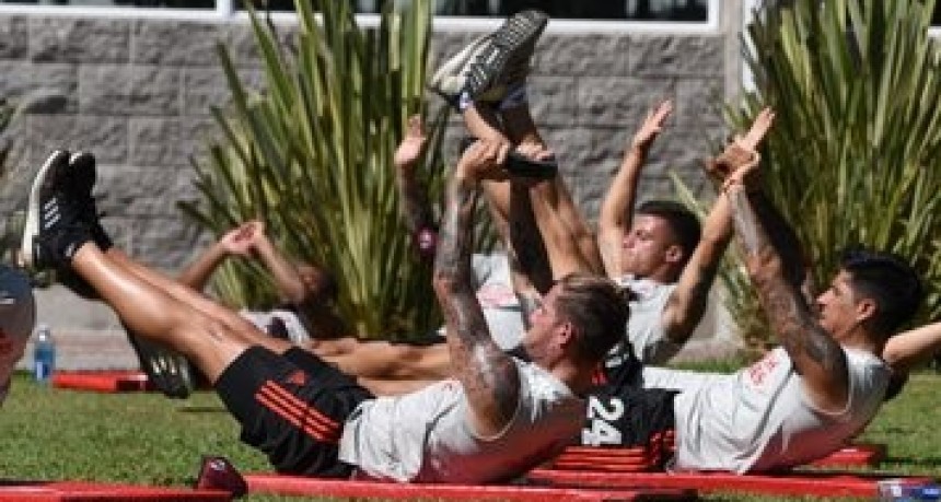 River Plate en otra semana de trabajo en Ezeiza