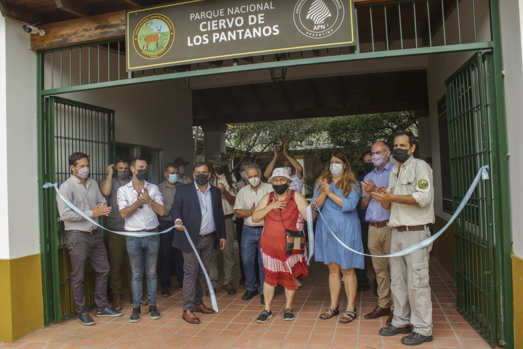 El Municipio acompañó la inauguración de obras en el Parque Nacional Ciervo de Los Pantanos   