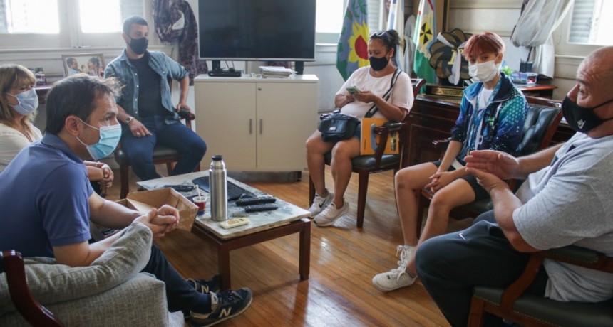 Abella recibió a la campeona nacional de Patín