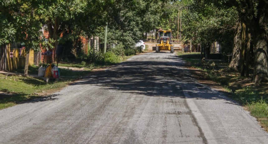 Siguen las mejoras en el barrio Otamendi