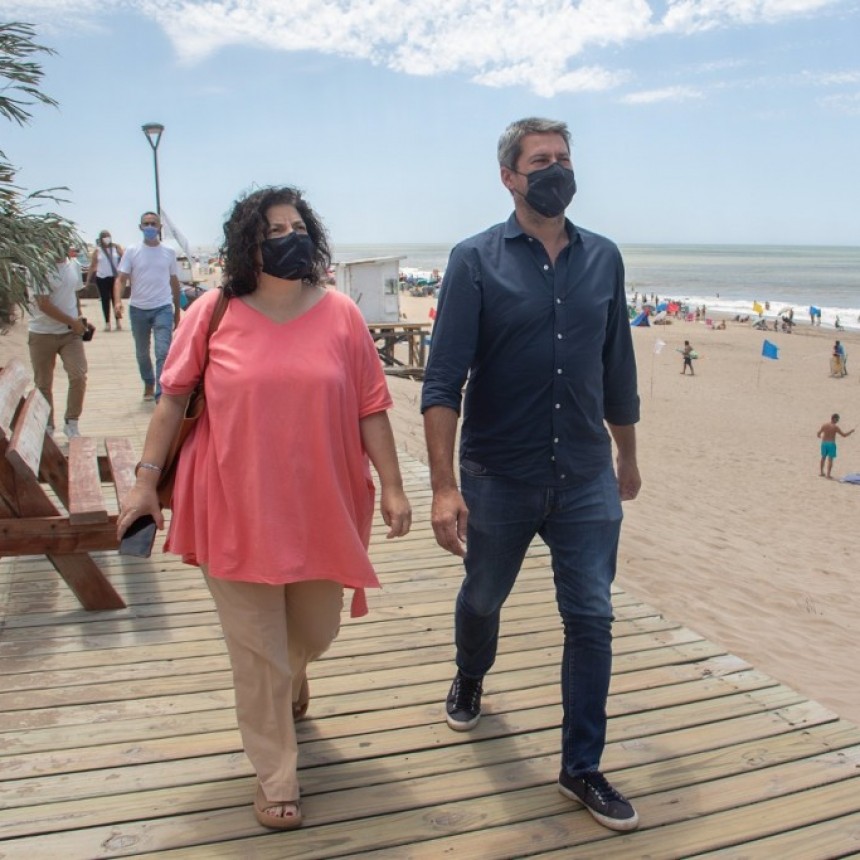 VIZZOTTI Y LAMMENS RECORRIERON LOS CENTROS DE TESTEO Y VACUNACIÓN DE COVID-19 EN LA COSTA ATLÁNTICA