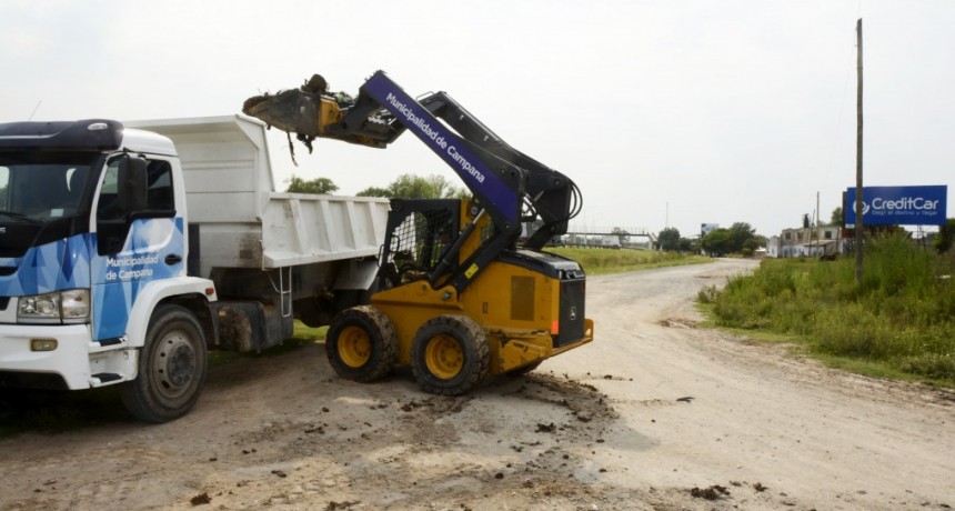 Realizan un importante operativo de limpieza en el barrio San Felipe