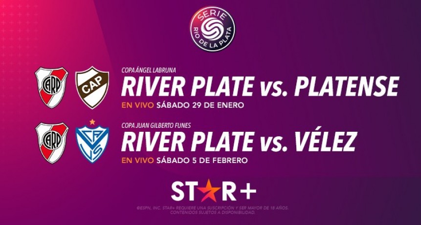 River, en vivo por Star+, en dos copas de alto valor sentimental 