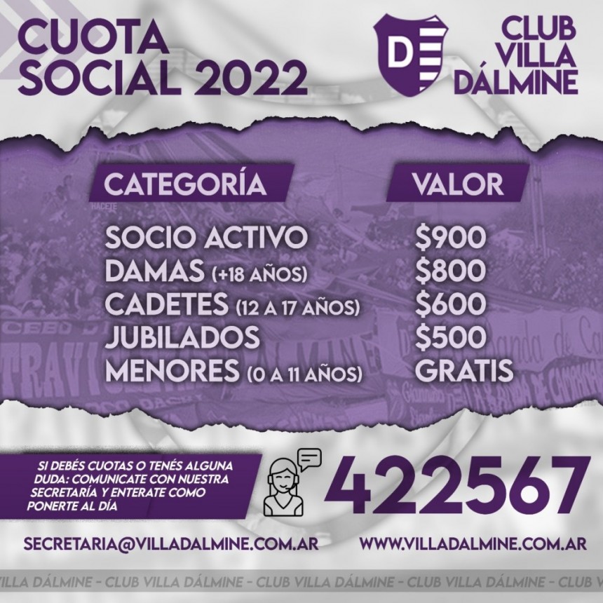 Agradecimiento a los Socios de Villa Dalmine