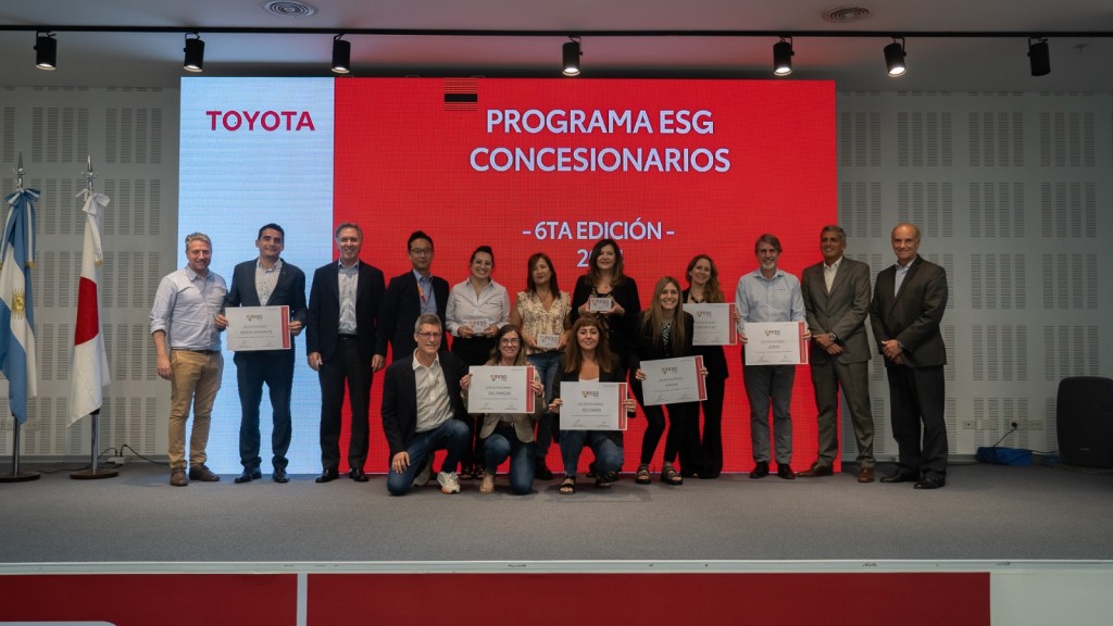 Toyota Argentina premió las iniciativas sustentables de la red de concesionarios en los ESG Awards 2024