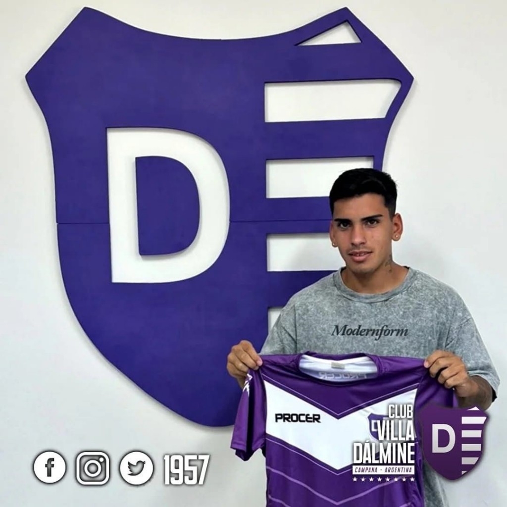 Ezequiel Ramón firmó su contrato en Villa Dalmine