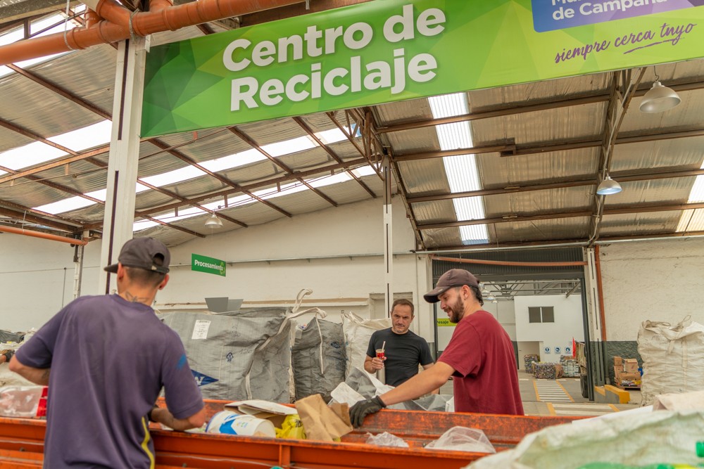 En cinco meses, el Centro de Reciclaje Municipal recibió 50.000 kilos de materiales reciclables