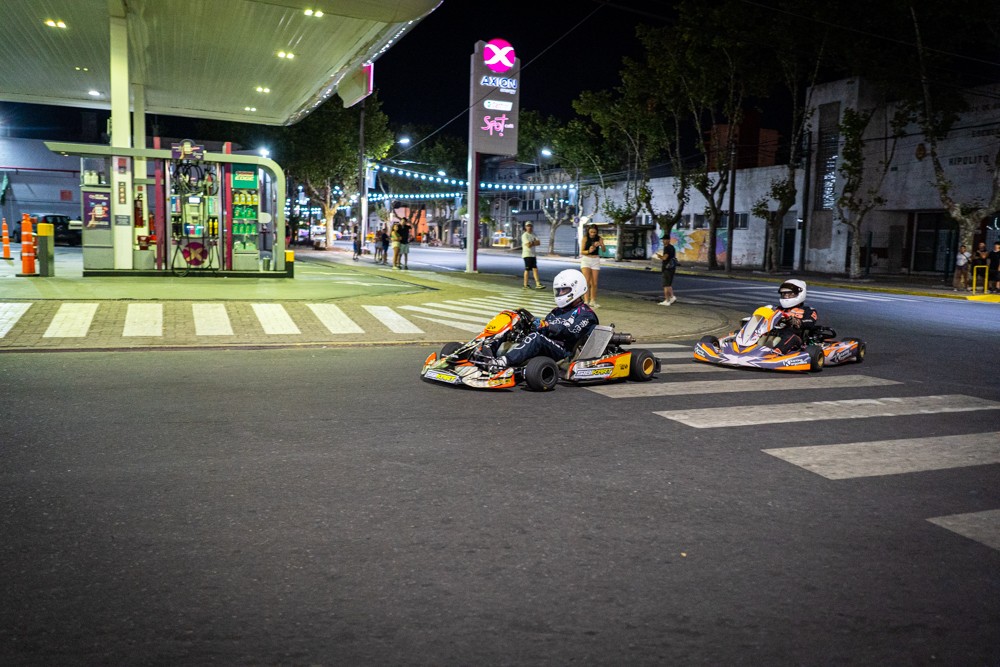 Kartings probaron recorridos para un gran evento que se realizará el 22 de marzo