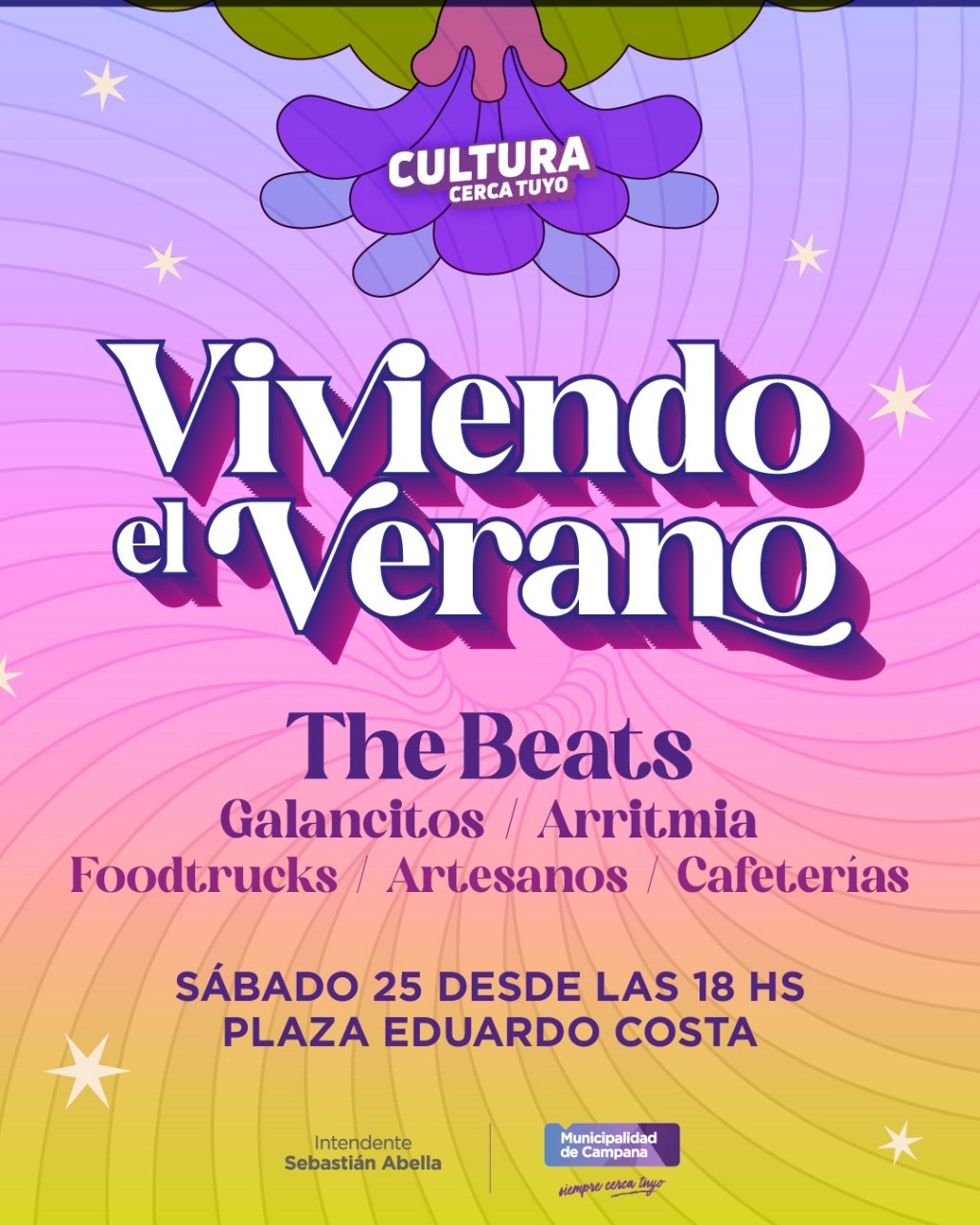 “Viviendo el verano”: enero se despide con una gran fiesta en la Plaza Eduardo Costa 