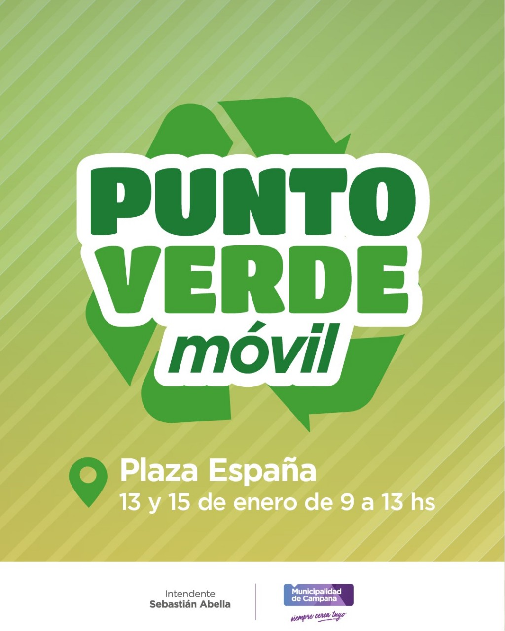 El punto verde móvil vuelve a recorrer la ciudad