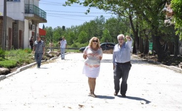El Municipio trabaja en las &uacute;ltimas obras de pavimento del casco c&eacute;ntrico