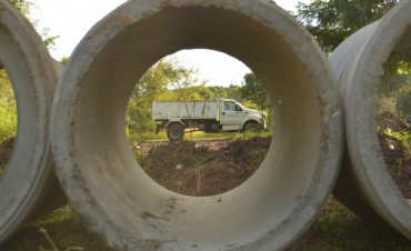 Se realizan dos importantes obras en el barrio Otamendi