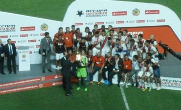 RIVER PLATE VENCI?&rsquo; A SAN LORENZO DE ALMAGRO 1 a 0  Y SE QUED?&rsquo; CON LA RECOPA SUDAMERICANA.