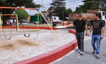 El Municipio reacondicion&oacute; por completo la plaza Espa&ntilde;a
