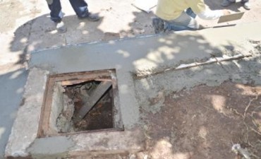 El Municipio repar&oacute; una boca de tormenta a pedido de los vecinos