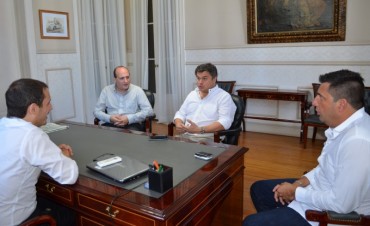 El Intendente recibi&oacute; al ministro de Desarrollo Social de la Provincia