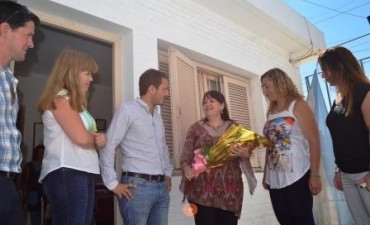 Abella le dio la bienvenida a la nueva Inspectora Jefe Distrital