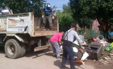 Sigue la campa&ntilde;a de descacharrizaci&oacute;n en los barrios