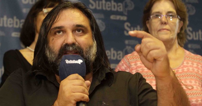Baradel inst&oacute; a una?&nbsp;gran marcha federal educativa