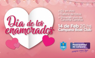 El Municipio prepara una velada especial por el D&iacute;a de los Enamorados