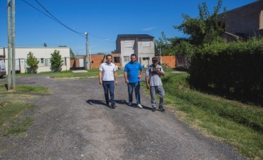Villanueva: siguen las mejoras de las calles con RAP