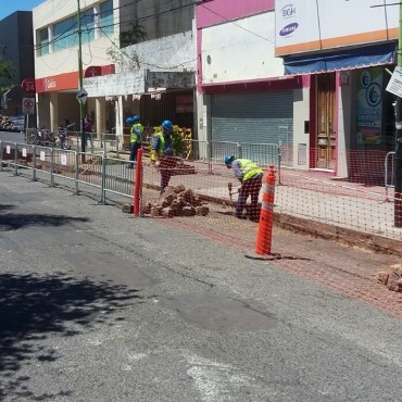 Fernando Sajn�n: reanudamos la obra de la Avenida Rocca
