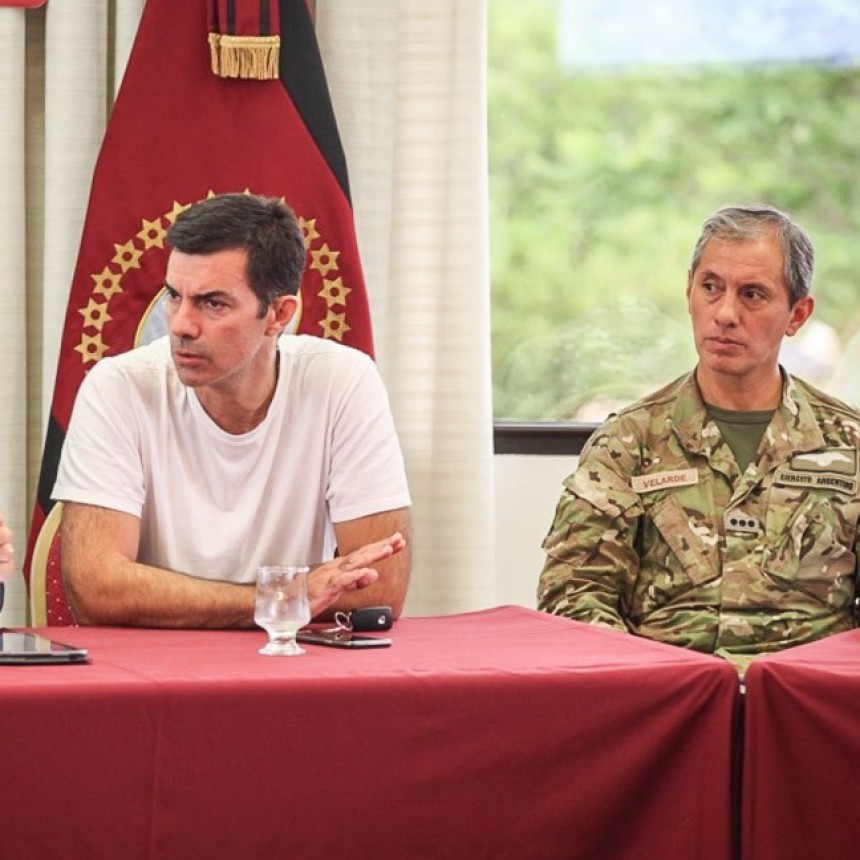 Urtubey se reuni&oacute; con el Comit&eacute; de Emergencias y va a Santa Victoria Este  