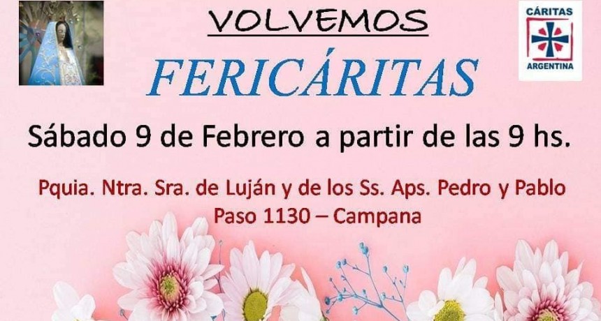 Vuelve Feric&aacute;ritas este s&aacute;bado 9 de Febrero desde las 9 horas