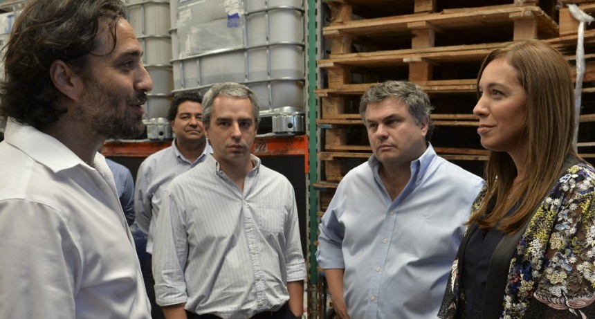 MAR&Iacute;A EUGENIA VIDAL VISIT&Oacute; UNA PYME DE VILLA MAIP&Uacute; 