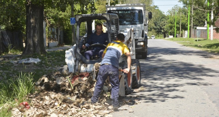 El Municipio ejecut&oacute; tareas de mejoras en San Jacinto y Albizola