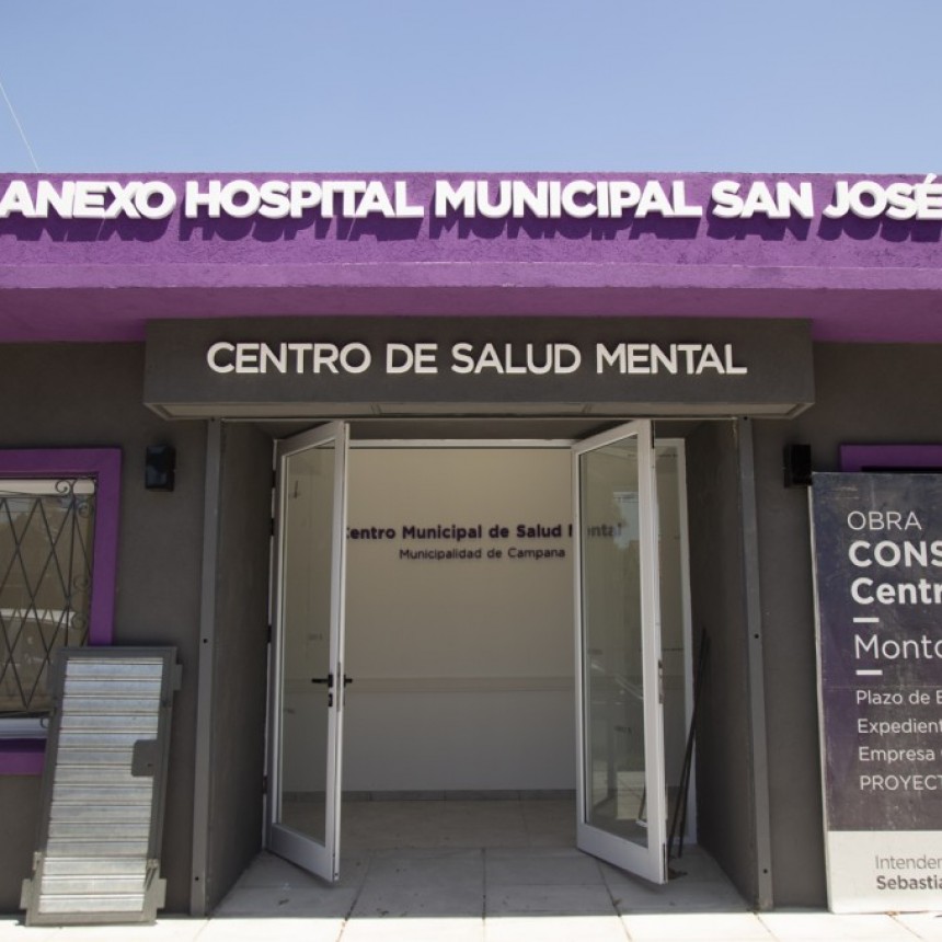 Finaliz&oacute; la obra del anexo de Salud Mental del Hospital Municipal San Jos&eacute;   