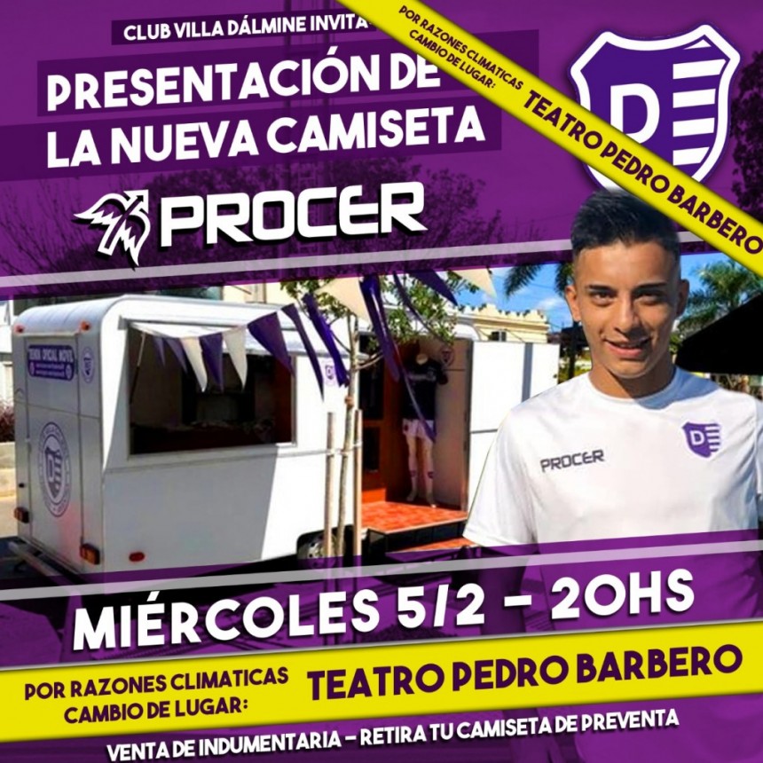 Villa D&aacute;lmine presenta oficialmente su nueva indumentaria en la noche de hoy