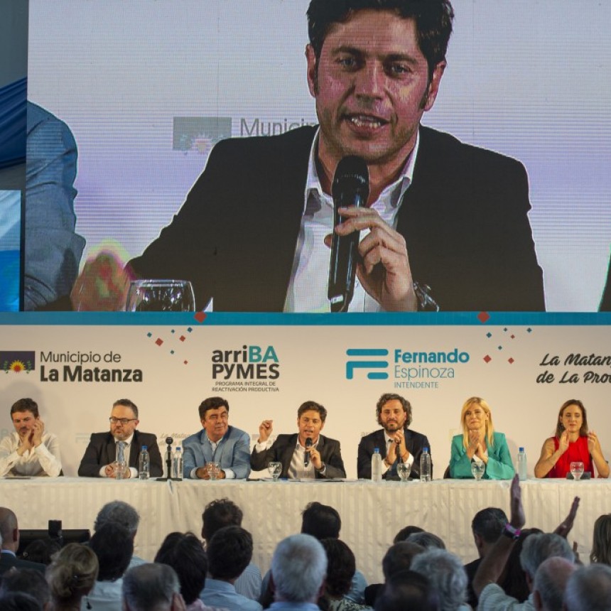 Kicillof present&oacute; "arriBA PyMES": "Vuelve el cr&eacute;dito productivo a la provincia de Buenos Aires"