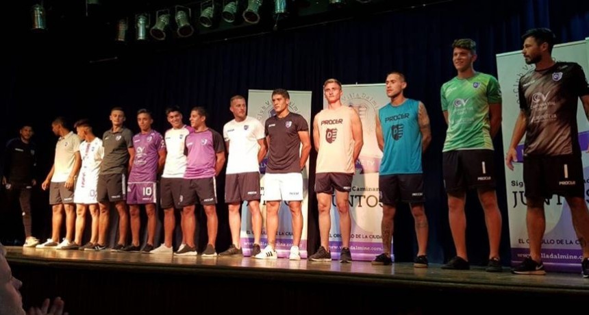 Fue presentada oficialmente la nueva indumentaria de Villa D&aacute;lmine