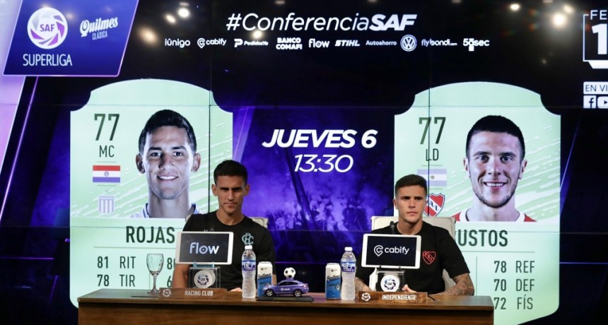 Mat&iacute;as Rojas y Fabricio Bustos hablaron ante los medios anticipando el Racing-Independiente del pr&oacute;ximo domingo. 