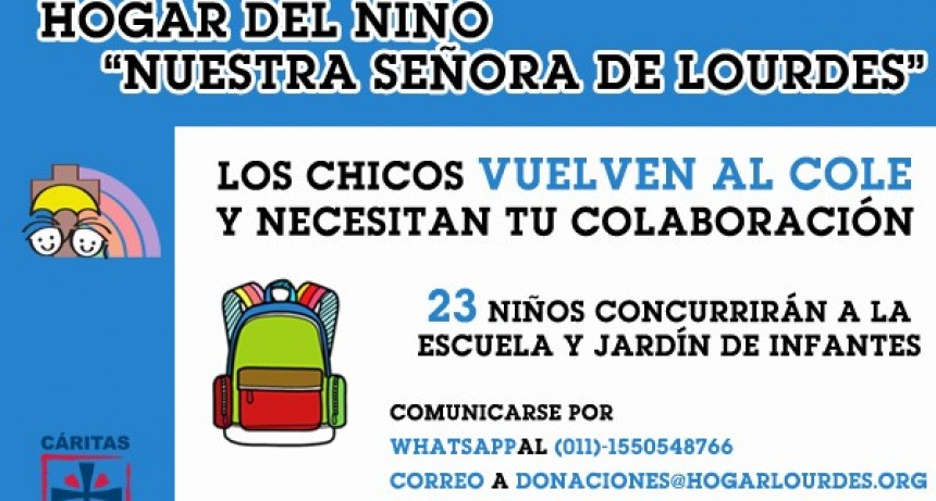 Un a&ntilde;o m&aacute;s de vida cumpli&oacute; el Hogar del Ni&ntilde;o Nuestra Se&ntilde;ora de Lourdes