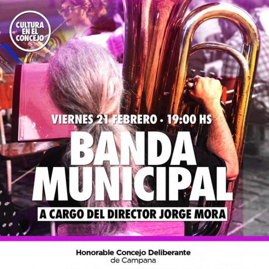 &ldquo;Cultura en el Concejo&rdquo;: la Banda Municipal estar&aacute; a cargo del segundo evento