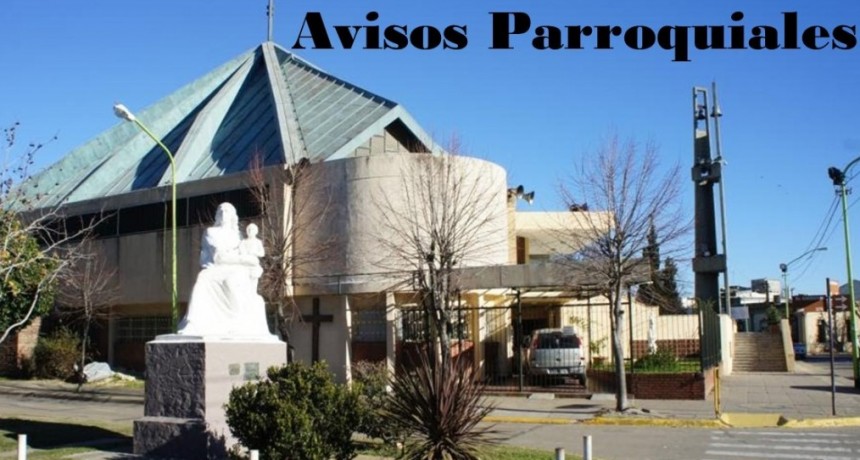 AVISOS PARROQUIALES
