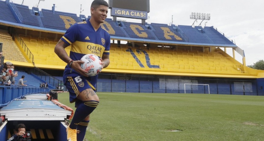 BOCA JUNIORS PRESENTO A MARCOS ROJO