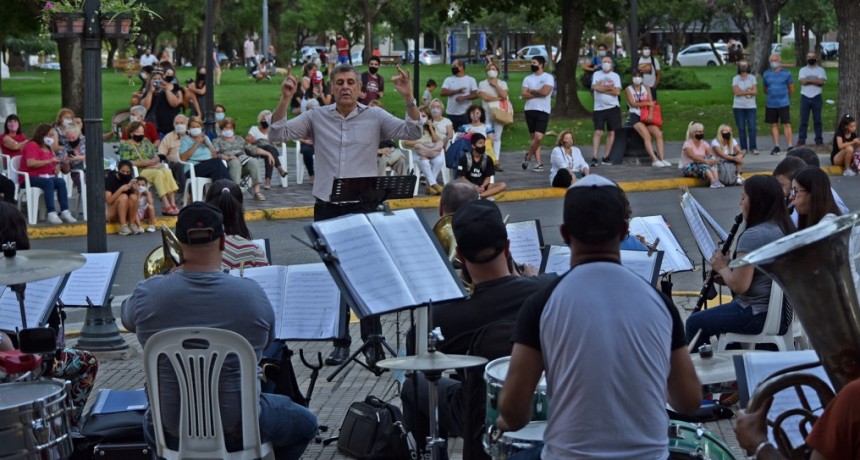 La Banda Municipal ensayará este jueves en la plazoleta del barrio Dálmine Nuevo