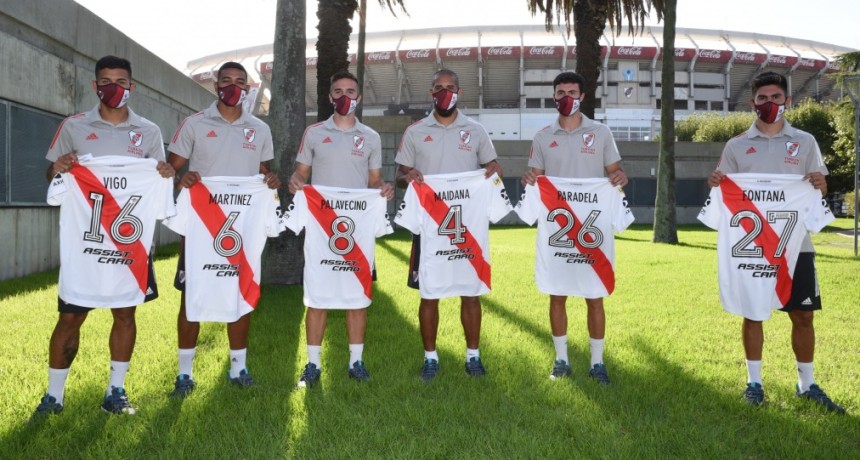 River Plate presentó a sus nuevos refuerzos