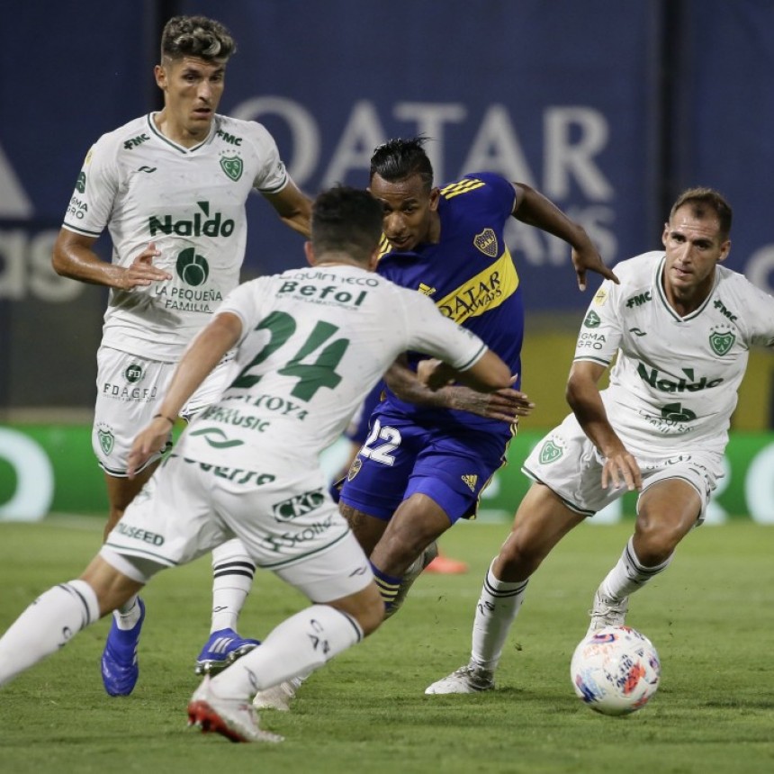 Boca Juniors empató con Sarmiento de Junín