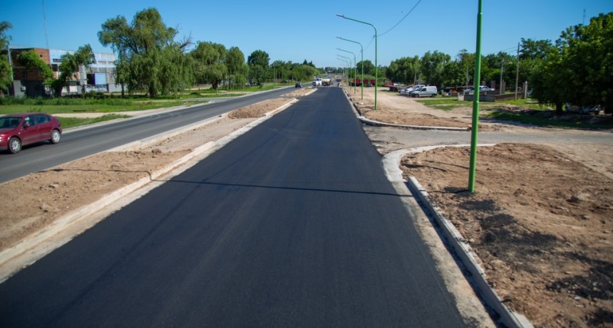 Nueva avenida Rivadavia: concluyó la etapa de fresado y reasfaltado