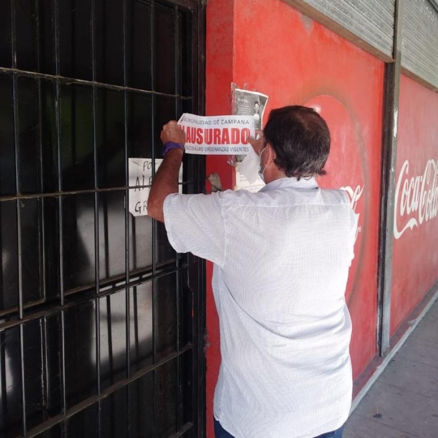 Clausuran un mercado que incumplía con medidas de seguridad e higiene