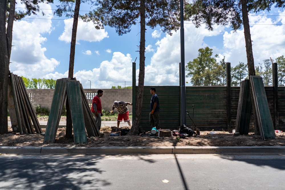 El Municipio sigue mejorando el ingreso al barrio La Argentina