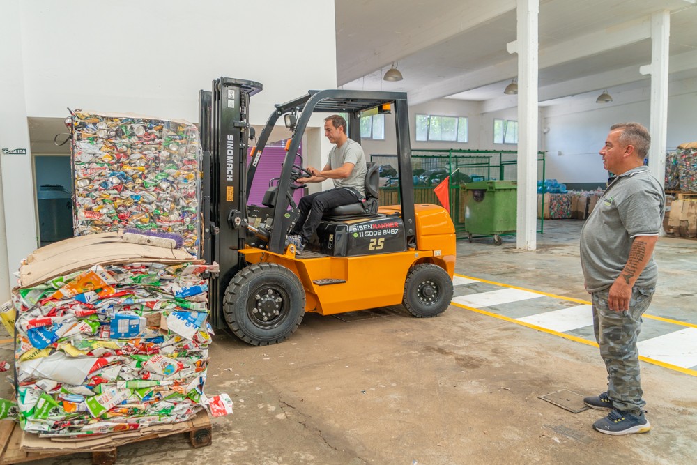 El Municipio suma equipamiento para el Centro de Reciclaje Municipal