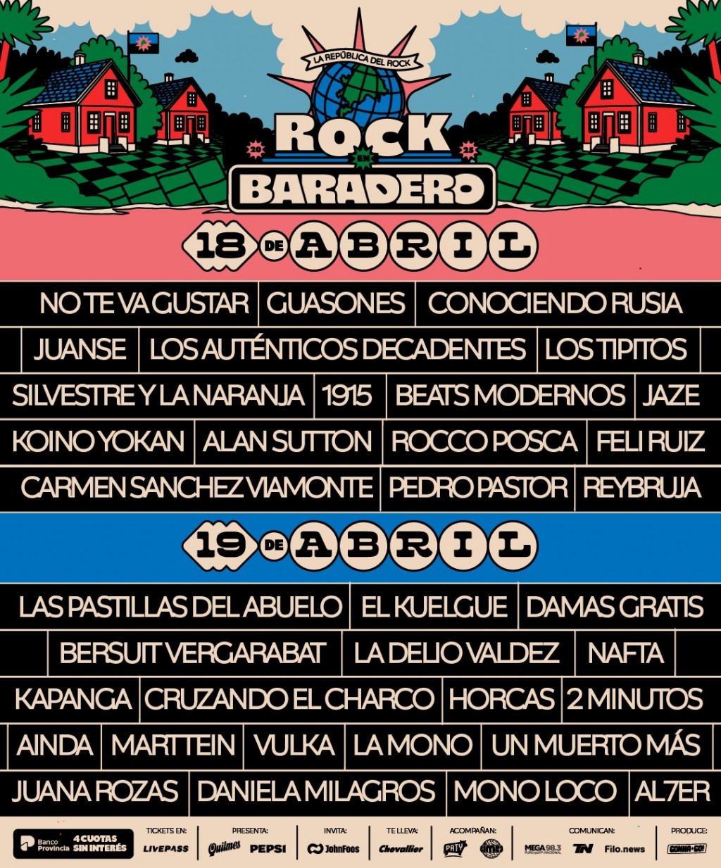 ROCK EN BARADERO ANUNCIA EL EXPLOSIVO LINEUP POR DÍA DE SU EDICIÓN NÚMERO 10