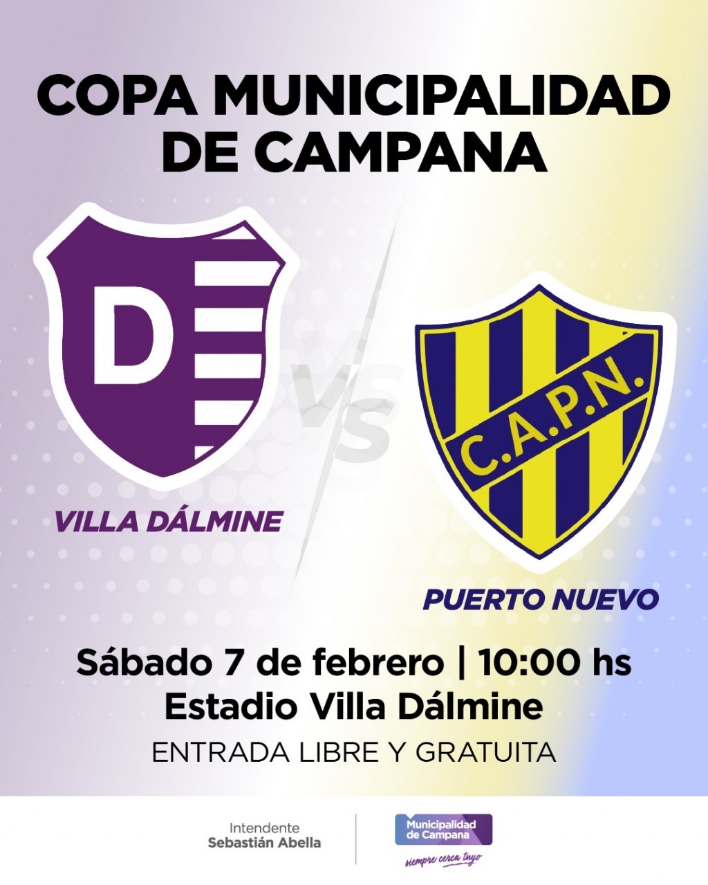 Este sábado se disputa la “Copa Municipalidad de Campana