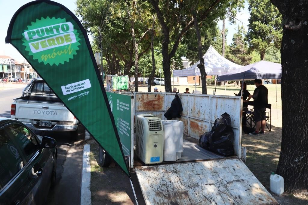 Punto Verde Móvil: los vecinos pueden llevar materiales electrónicos y eléctricos para reciclar